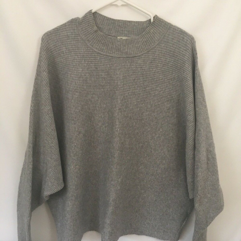 Cotton Emporium Pullover Dolman Ribbed Sweater